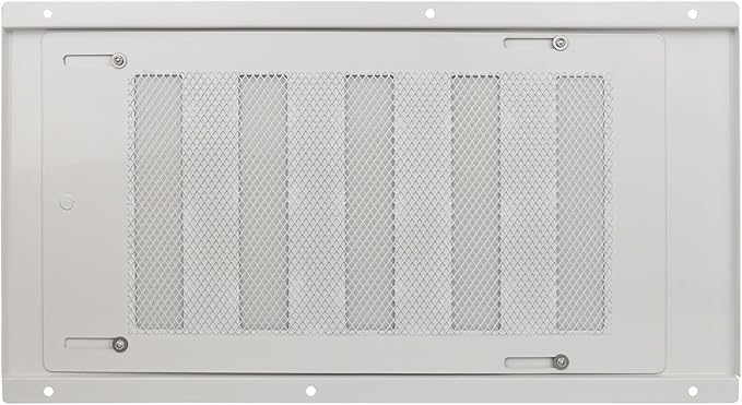 Foundation Vent Cover Crawl Space Vent Cover for Foundation Garage Attic Home Improvement,16” x 8.7” Outdoor Crawl Space Air Wall Vent Cover with Damper&Screen to Reduce Moisture,White,3PK - Image 7