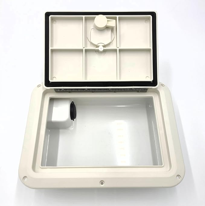 DPI Marine Glove Box with Charging Station 9" x 12" x 2-1/2" (Depth) - DPG912 w/USB (Made in USA) by DPIMarine