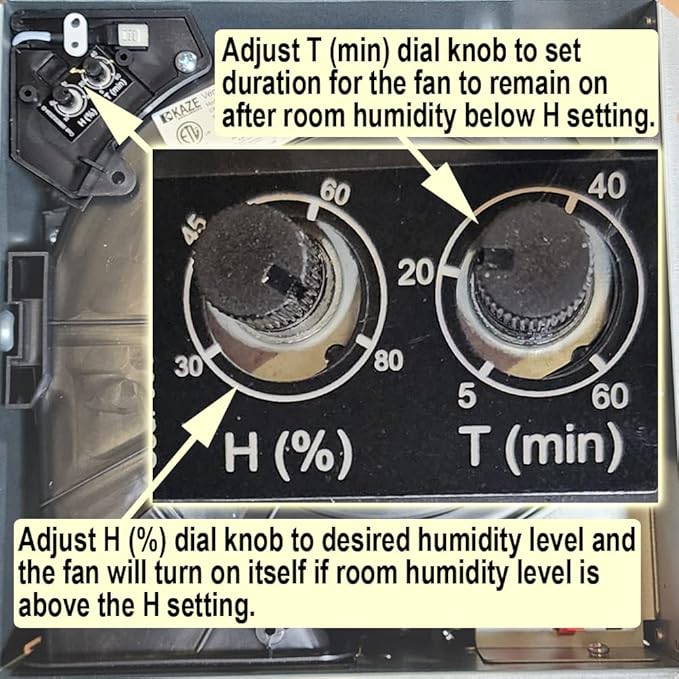 SEP120H | 120 CFM | 0.3 Sone Ultra Quiet | Energy Star Certified | Humidity Sensing | Bathroom Exhaust Ventilation Fan - Image 3