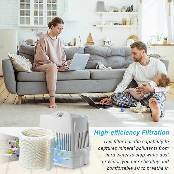 MAF2 Super Wick Humidifier Filter, for Aircare/Essick Air/Moist Air Humidifier MA0600, MA0601, MA0800, MA08000, Kenmore 5408,154080,32 15508 Filters, Humidifier Replacement Wicks - 2-Pack - Image 7