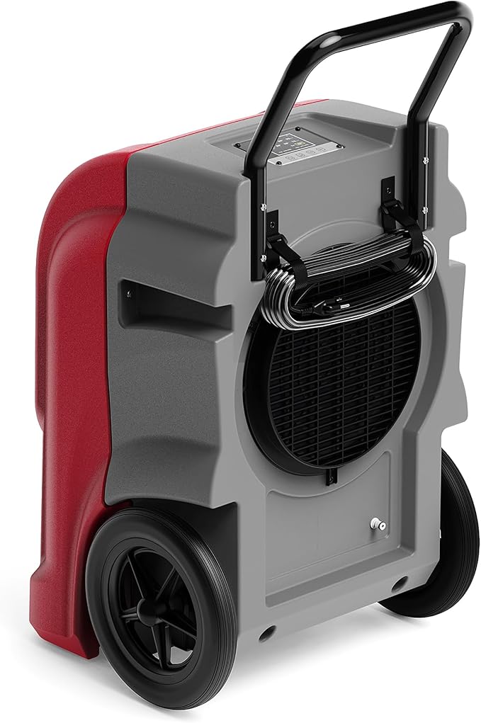 AlorAir 270 Pints Commercial Dehumidifiers for Large Room or Basements, Industrial Large Dehumidifier with Pump and Drain Hose, Dehumidifiers with Smart Wi-Fi, 5 Years Warranty, Red - Image 8