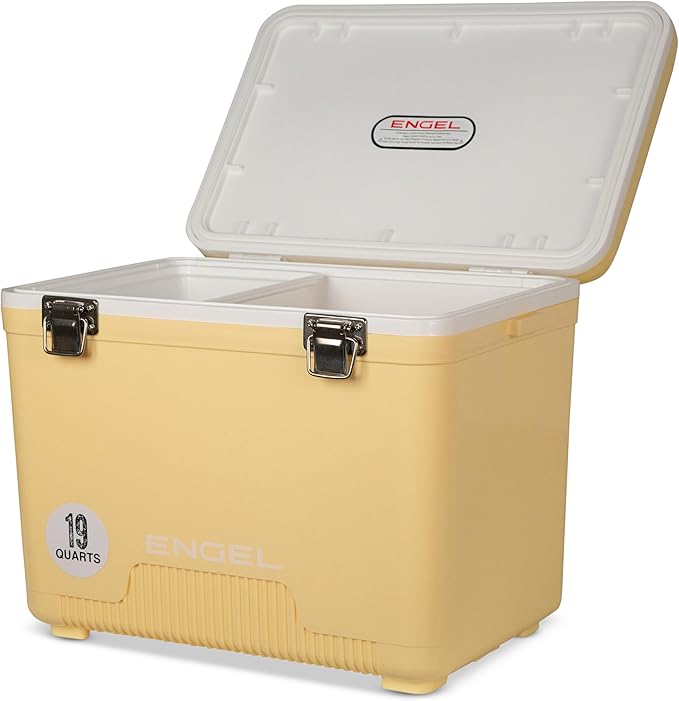 Engel 19qt Leak-Proof, Air Tight, Drybox Cooler and Small Hard Shell Lunchbox for Men and Women by ENGEL