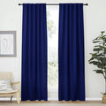 NICETOWN Living Room Darkening Curtains - (Royal Blue Color) W42 x L70, Set of 2, Home Decor Room Darkening Thermal Insulated Drapery Panels for Office/School/Hospital Window by NICETOWN