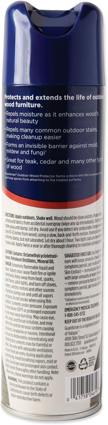 Guardsman Weather Defense Outdoor Wood Furniture Protector - 10 oz - Repels Moisture and Stains - 461900 - Image 2