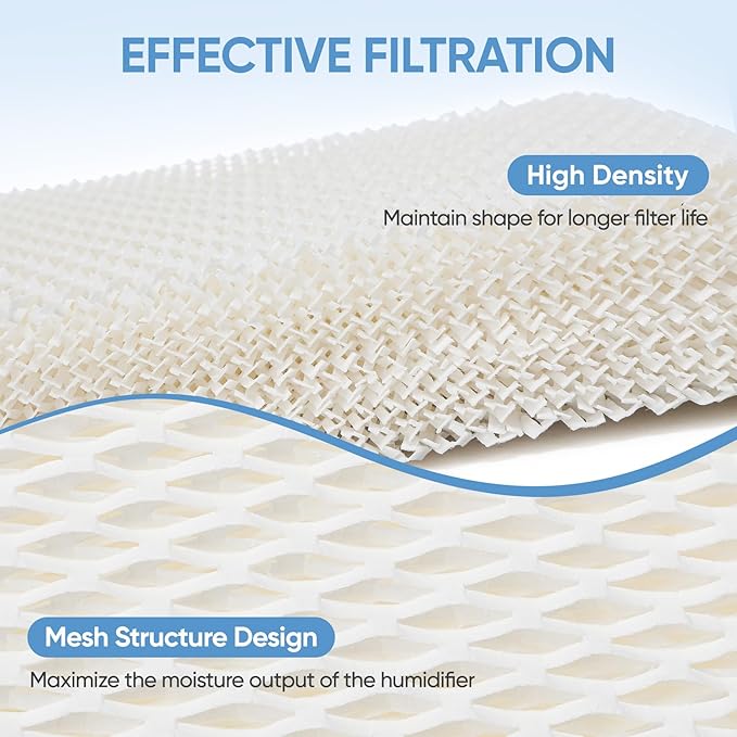 4 Pack MAF1 Humidifier Wicking Filters Compatible with AIRCARE & MoistAIR & Kenmore Essick Air MAF1, Fits humidifier Model Numbers MA0950, MA1200, MA1201, MA09500, MA12000, MA12001, MA12010 - Image 3