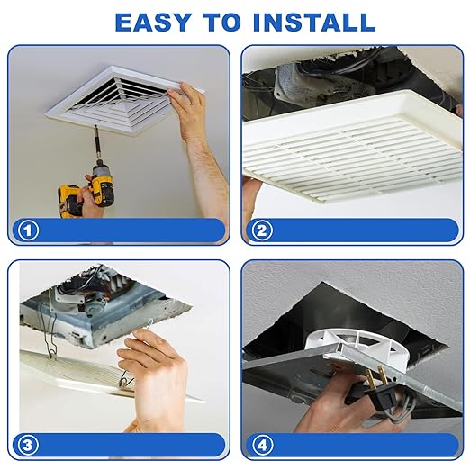New Upgraded S97012026 Fan, Bathroom Fan Assembly Compatible with Broan-Nutone 688-K、 688-J、688-H、 688-G、663-J、663-H、663G, 695-R02 B、695-R01B、695-R03 B, 50 CFM - Image 5