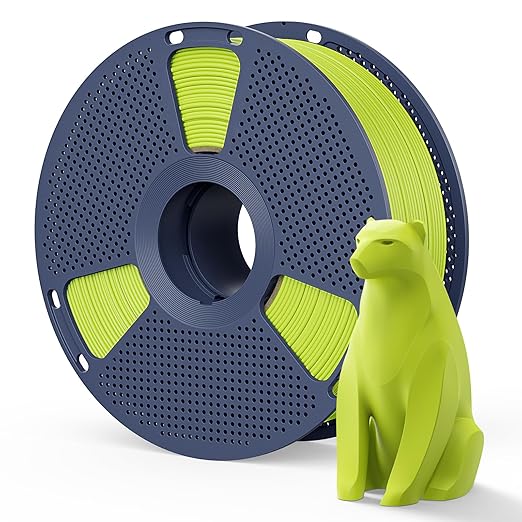 Matte PLA Filament 1.75mm Lime Green Color, 1kg(2.2lbs) SUNLU 3D Printer Filament, Smooth Matte Finish, Less Brittle, Reduced Layer Line Appearance, Sprout Green by YOOPAI