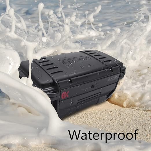 SEIWEI Outdoor Sealed Waterproof Safety Case Plastic Tool Dry Storage Box For Electronic Equipment Camping Outdoor Tool - Professional Waterproof Box(C), Black (MMZ-HA5272C-RT) - Image 6