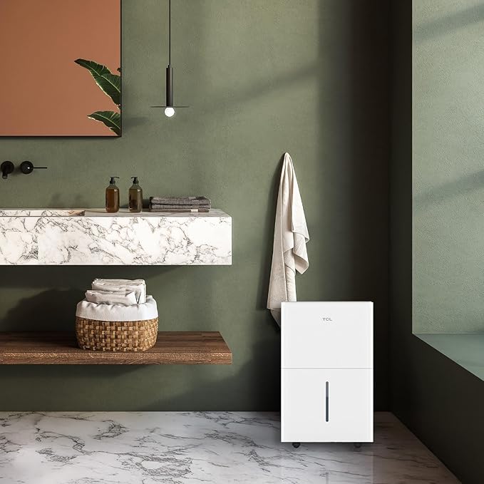 TCL 4500 Sq. Ft. Smart Dehumidifier with Pump, Energy Star, 50 Pints Per Day, Ideal for Whole House, Including Basements, Bedrooms, & Bathrooms, Works with Alexa/Google Assistant - Image 11