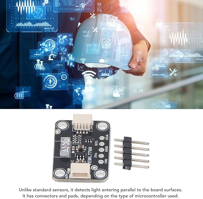VEML7700 Light Measurement Sensor Module Digital Ambient Light Detection for Lighting Systems and Environmental Monitoring - Image 6