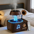 Morbou Raindrop Aroma Diffuser Room Humidifier with White Noise, 7-Color Air Mist Essential Oil Diffuser Sleep Sounds Aroma Rain Drop, with Remote Control Extra 2 Essential Oils by Unknown