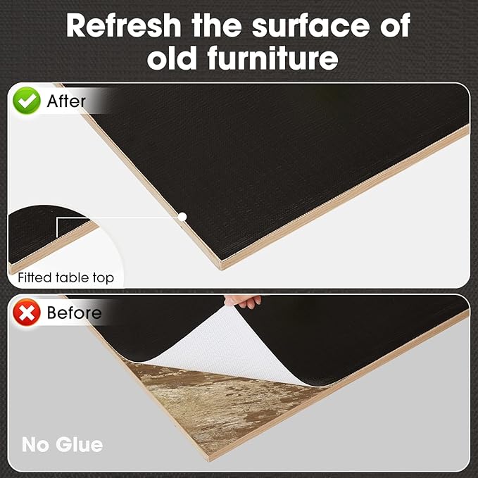 Drawer and Shelf Liner, Non-Slip Kitchen Cabinet Liners Non-Adhesive Thick Strong Grip Waterproof Washable Mats Protect Dresser Shelves Cupboard Bathroom Cabinets, Black, 18 in X 10 FT - Image 8