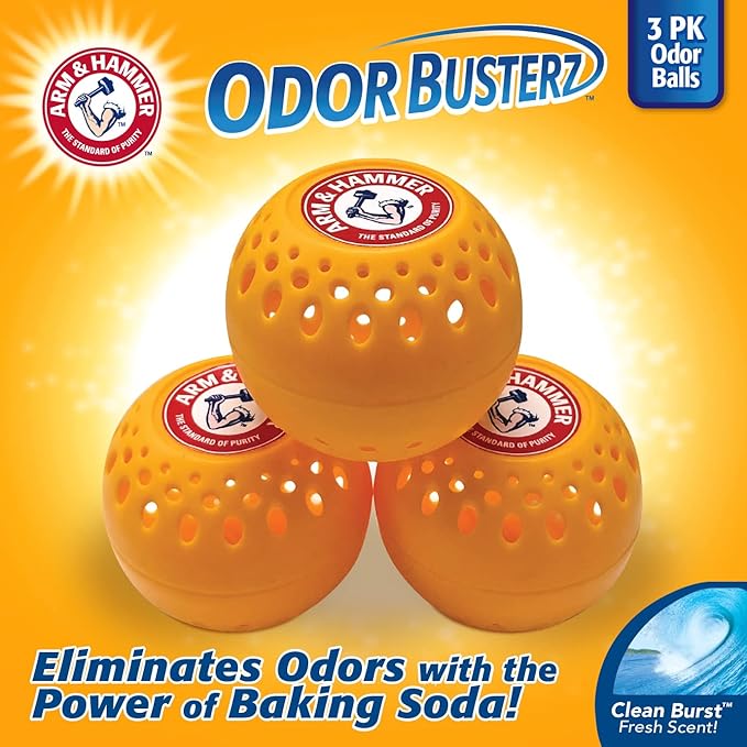 Arm & Hammer Deodorizer Odor Busterz, Clean Burst, 3 Count - Image 3