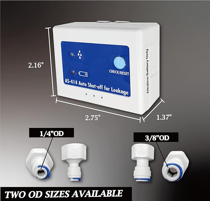 Water Leak Detector with Sensor Alarm, Power Insufficient Detection, Auto Shut-Off, Water-Saving, Home Assistant, Automation Improvement for Bathroom, Laundry, Basement, Kitchen - Image 5