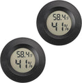 Mini Hygrometer Thermometer Digital Humidity Meter Indoor/Outdoor Humidity Monitor Reptile Thermometer for Greenhouse Garden Cellar Fahrenheit(℉)/ Celsius(℃) 2 Pack by SerundoAuto