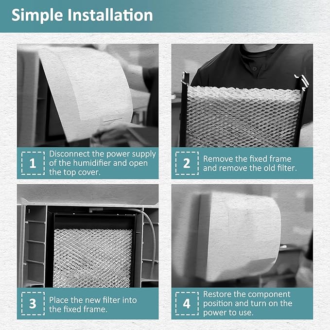 MaxLLTo Pack of 2 Replacement Humidifier Filter Compatible for Totaline P110-1045 Models (9-1/2" x 10" x 1-1/2") - Image 4