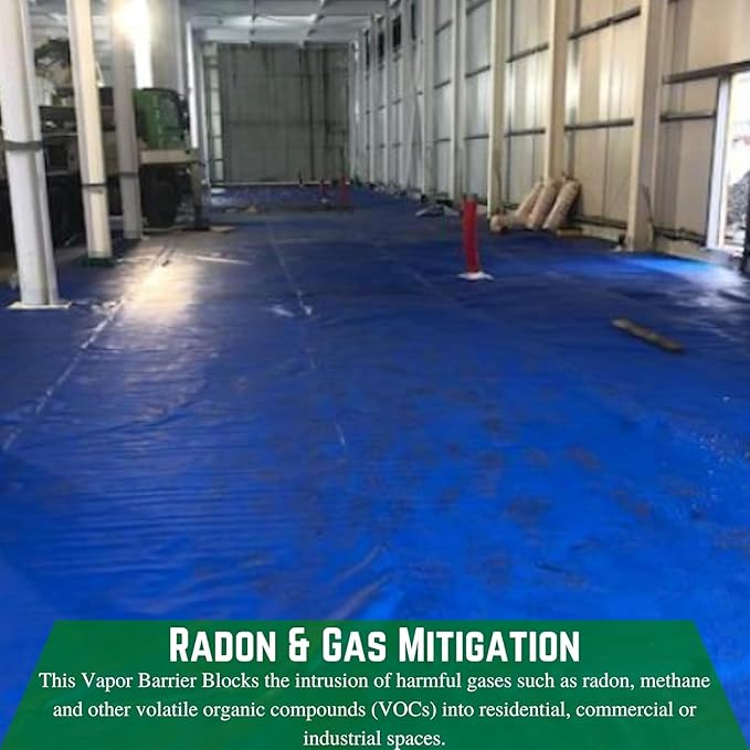 Farm Plastic Supply - 20 Mil Radon Barrier - Thick Plastic Sheet for Floor Underlayment, Radon Gas Barrier, EVOH Plastic Sheeting, Crawl Space Vapor Barrier, Gas Barrier (6' x 25') - Image 6