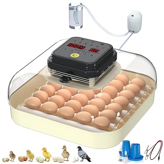 35 Eggs Incubators for Hatching Eggs,Egg Incubator with Automatic Egg Turning and Humidity Control,Chicken Egg Incubator with Egg Candler, Incubator for Chicken, Duck, Goose, Pigeon, Quail by CoInceptus