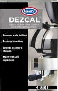 Descaling Powder Solution - 4 Uses - Activated Scale Remover for use with Keurig 1.0/2.0, Home Coffee and Espresso Machines, Kettles, Garment Steamers by Urnex