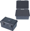 Lykus HC-1830 Mini Hard Case Dry Box with Foam Insert, Interior Size 7.1x4.7x3.7 in, IP66 Splash-Proof, Suitable for Cellphones, Tools, Small Devices and More by Lykus