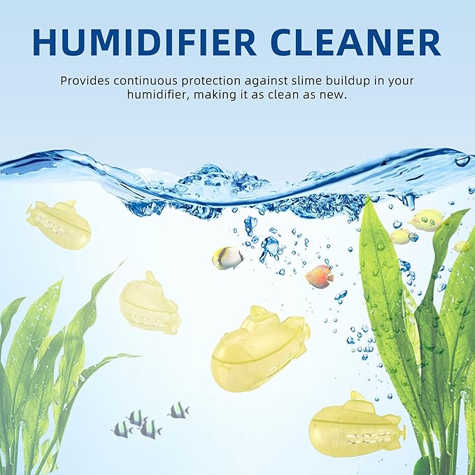 AMI PARTS Humidifier Cleaner Float Submarine for Warm&Cool Most Humidifiers and Fish Tank, Purifie Water, Soften Hard Water, Prevents Hard Water Build-Up, Universal Humidifier Cleaner (9 Pack) - Image 2