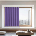 NICETOWN Blackout Curtains 72 inches Long, Grommet Privacy Window Treatment Thermal Insulated Room Darkening Sliding Glass Door Drape for Bedroom Living Room, 1 Panel, W100 x L72, Lilac Purple by NICETOWN