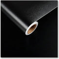 CRE8TIVE 24"x354" Brushed Black Stainless Steel Contact Paper Wide Thick Black Wallpaper Peel and Stick Waterproof Removable Self Adhesive Metallic Vinyl Paper for Kitchen Appliances Dishwasher Fridge by CRE8TIVE