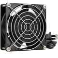 GDSTIME Axial Fan 90mm, 110V 120V AC 92mm x 92mm x 25mm Dual Ball Bearing w/Power Cord for DIY Cooling Ventilation Projects by GDSTIME