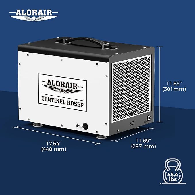 ALORAIR Crawl Space Dehumidifier, 120 PPD Crawlspace Dehumidifiers with Drain Hose and Pump for Basement, Portable Compact Auto Defrost Under House Industry Commercial Dehumidifier - Image 8
