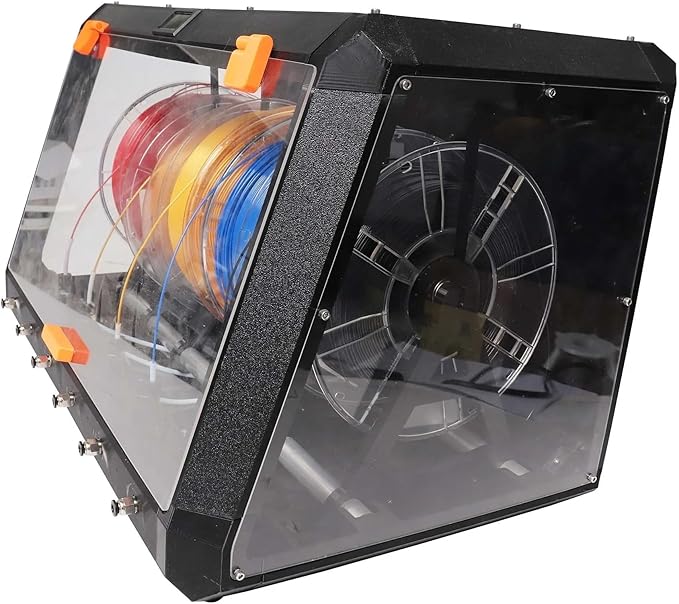 Compatible for Prusa Classic Version Auto Rewinder Drybox Filament Box for MMU2 MMU3 Multi-Color 5 Filament(Slim and prin) - Image 4