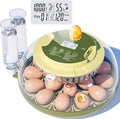 18 Egg Incubator, Incubator for Hatching Eggs, Automatic Egg Turning and Humidity Temperature Control, Egg Candler, Hatch Day, Automatic Water Refill, for Chicken, Ducks, Quail, Goose, Pigeon by EtegowUS