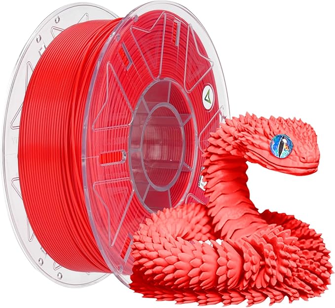 2025 Official RFID Creality Hyper PLA RFID Filament 1.75mm for K2 Plus Combo, High Speed 30-600mm/s 3D Printer Filament, 1kg(2.2lbs)/Spool Hyper PLA RFID Support CFS, for Most 3D Printers Red by Creality
