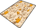 Runner Cartoon Food Collection - Printed Patterns, Anti-Slip Backing Area Rugs, Stain Resistant, Washable Accent Rugs, Non Shedding Floor Carpet for Living Room Bedroom, 36 x 60 Inch by Snarena
