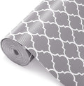 Glotoch Shelf Liner for Kitchen Cabinets Non Adhesive, 12" x20FT(240 Inch) Non Slip Drawer Liners, Waterproof Shelf Paper Closet Liners for Refrigerator Gray by GlotochExpress