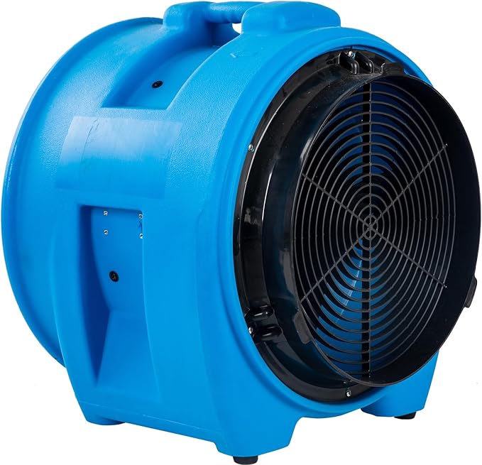 MOUNTO 16-Inch Axial Blower Exhaust Fan - 1HP, 5000 CFM, 200pa, Durable, Stackable, Ductable for Efficient Ventilation - Image 2