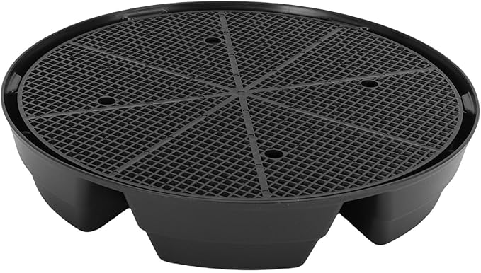 GOWENIC 4Pcs Self Watering Fabric Pot Base, Auto Irrigation System Plant Saucer, Outdoor Garden Infinity Watering Base Plant Water Tray, Elevated Saucers for Use in Indoor Grow Tents - Image 4