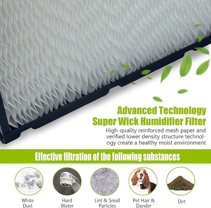 1045 Super Wick Humidifier Filter Replacement Compatible with Aircare Essick Air H12300HB H12400HB H12600 H12001 H12300 H12400 H12AEUO H12AUKP Humidifiers - Image 4