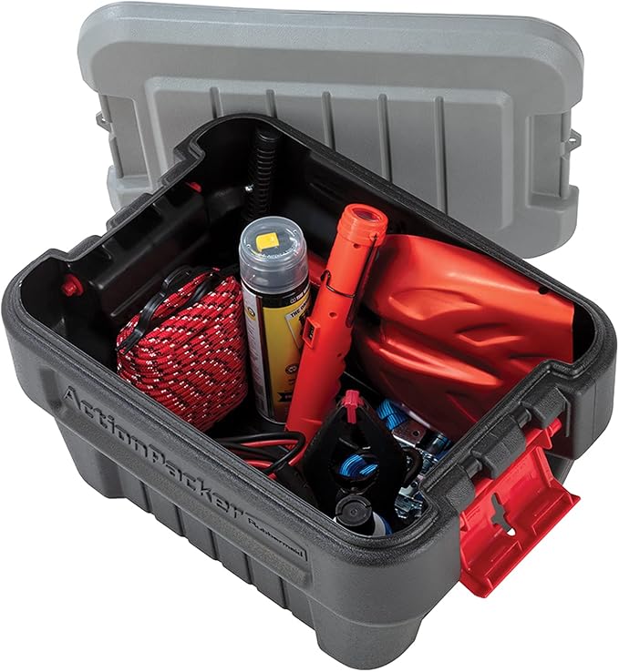 Rubbermaid ActionPacker️ 48 Gal with 8 Gal Containers Nested, Lockable Storage Bins, Industrial, Rugged Storage Container Bundle with Lids - Image 10