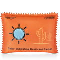120 Gram (1 Pack) Color-Indicating Desiccant Packs for Storage, Rechargeable Silica Gel Packets, Moisture Absorbers for Gun Safe, 3D Filaments, Cars, Safe, Electronics, Toolboxes by Vbeijll