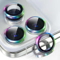 2 Pack Camera Lens Protector for iPhone 17 Pro Max/17 Pro 2025,9H Tempered Glass Scratch Resistant Metal Ring Camera Cover,Case Friendly Camera Screen Protector Accessories,Colorful by AFENGBOX