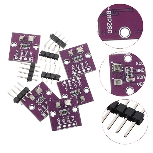 ARTIBETTER 5pcs Digital Temperature Humidity Pressure Sensor Module for Weather Stations - Image 7
