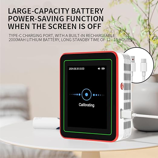 18 in 1 Air Quality Tester for Home, Indoor Air Quality Monitor, with Air Quality Index, CO2, HCHO, TVOC, PM5.0, PM0.3, PM1.0, PM2.5, PM10 etc, Support Data Storage and - Image 4