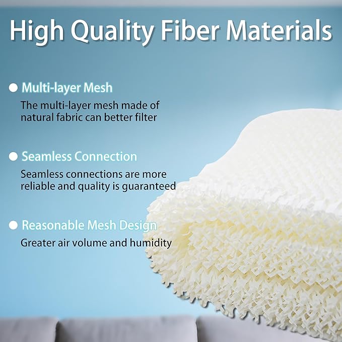 2 Pack MAF1 Humidifier Wick Filters | Compatible with Aircare MiostAIR Esscik-Air MA1200 & MA1201& MA0950, for Kenmore 14906 & 15412 & 29982 Humidifiers | Replacement Parts MAF1 - Image 3
