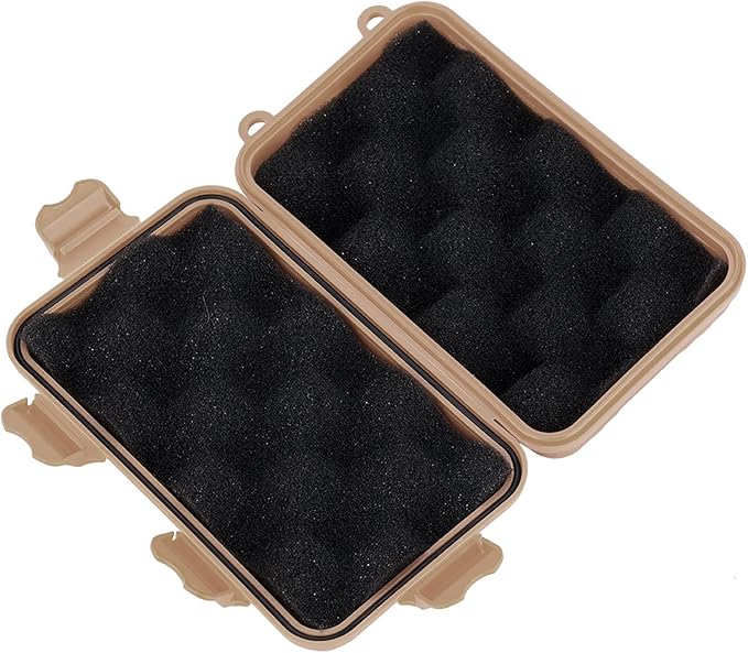 Water - Tight Storage Box | EDC Outdoor Survival Container for Electronics/Fishing Gear/Camping | Particle - Protected & Shock - Absorbing Dry Box with Silicone Gasket, 2 Sizes (Large - Image 6