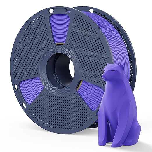 Matte PLA Filament 1.75mm, 1kg(2.2lbs) SUNLU 3D Printer Filament, Smooth Matte Finish, Less Brittle, Reduced Layer Line Appearance, Lavender Purple by YOOPAI