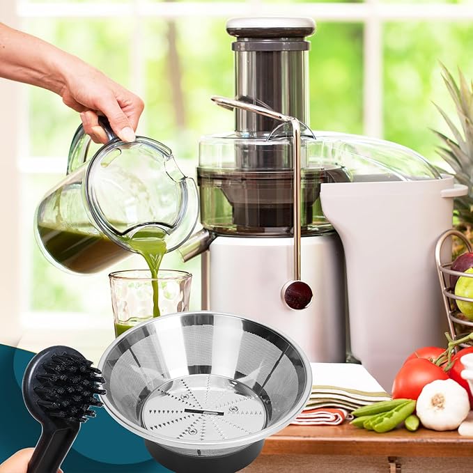SP0010662 BR-1 Mesh Filter Basket with 2 Cleaning Brushes Compatible with Models JE95XL, JE98XL, BJE200XL Juicers - Detailing Cleaning Supplies Gadgets for Kitchen Appliances - Image 7