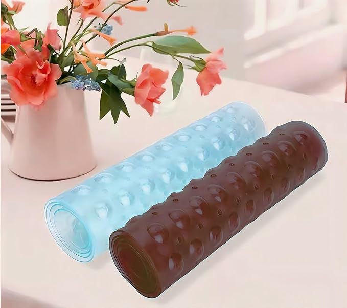 Anti-Slip Bathtub Shower mat, 39.3×15.7 inch（Approximately 100 × 40cm） Soft Oversized Machine Washable Non-Slip Bathtub mat with Drainage Holes, Bathroom Floor Suction Cup.（1-Clear Brown） - Image 4