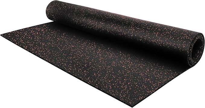 Flooring Inc's 1/4" Thick Tough Rubber Flooring Roll | Flexible Recycled Rubber Floor Mats for Home Gym | Heavy Duty Rubber Mat for Home Gyms, Sheds, Horse Stall Mat or Trailer by IncStores