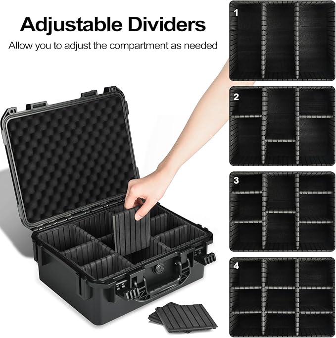 Case Storage for Graded Sports Cards - PSA Baseball, Basketball, Football Trading Card Holder, Waterproof Protective Organizer Box for Zion, Slab, Top Loader, Magnetic - Image 3