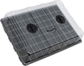 Gardzen Seed Starter Tray, 5 Pack Smiling Face Plant Germination Trays with Total 350-Cell, Seed Starter Kit with Humidity Vented Domes and Bases for Starting Vegetable Flower Herb Seeds 18" x 14" by Gardzen